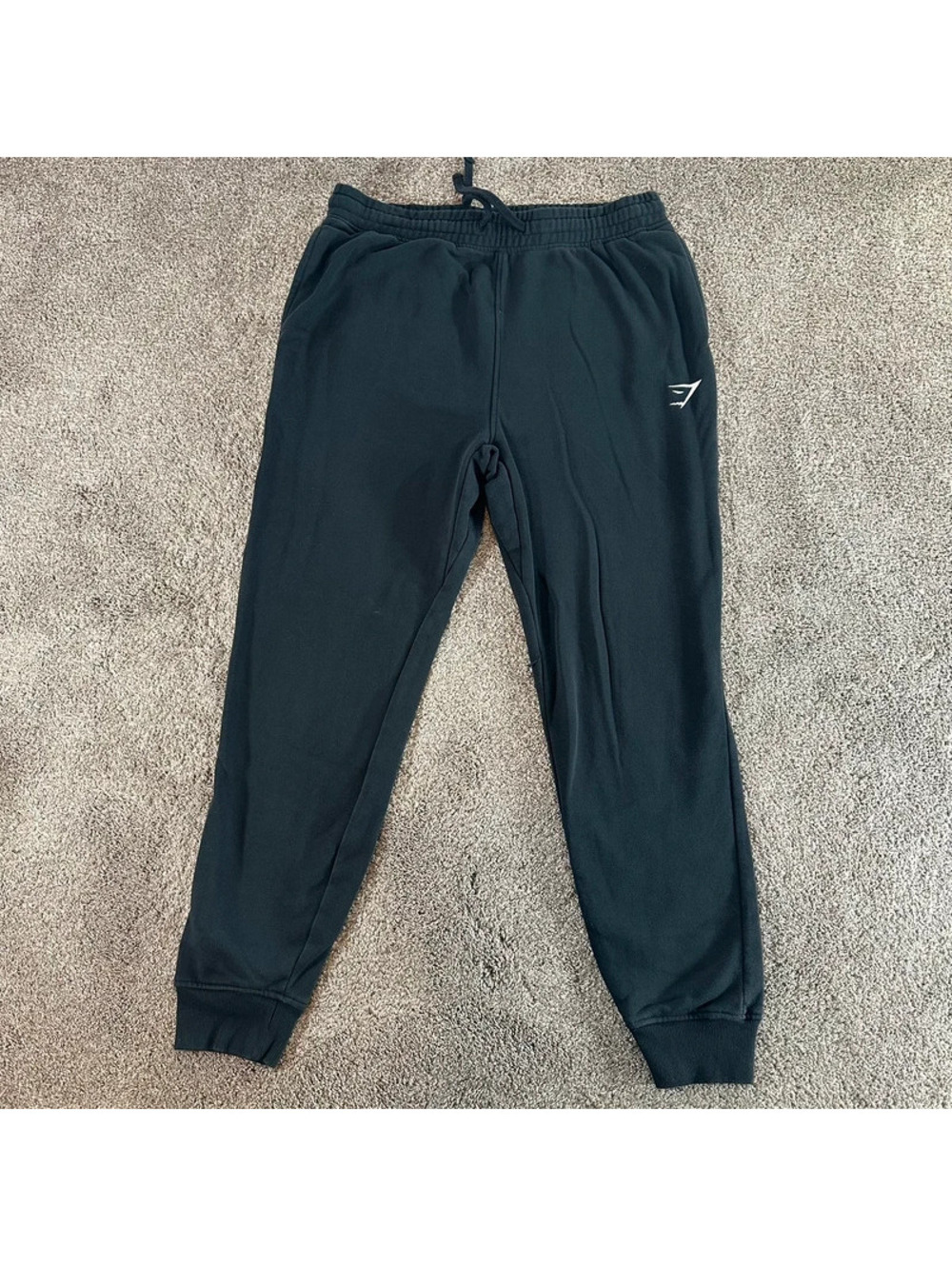 Gym Shark Jogger Sweat Pants Jogger size XL Black Gym Workout